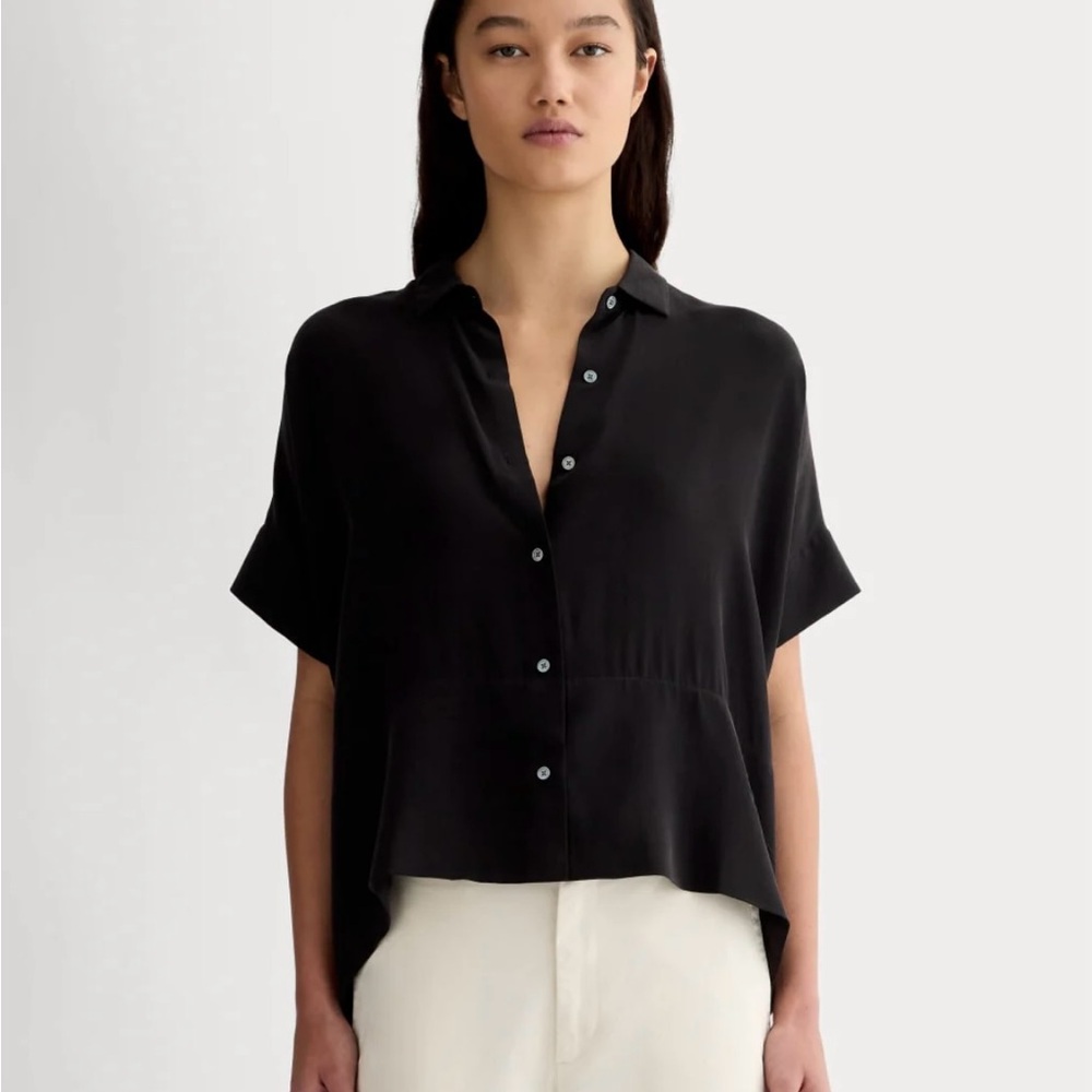 Ever-lane THE BOXY SHIRT IN WASHABLE SILK